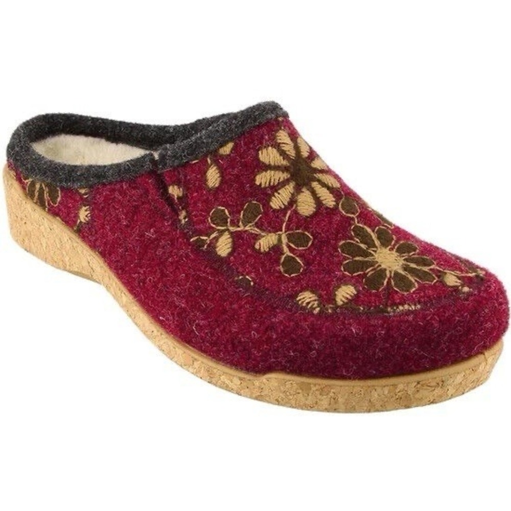 Taos Wooldernes Convertawool Clogs Slippers Warm Burgundy EU 40 US 9 Cottagecore